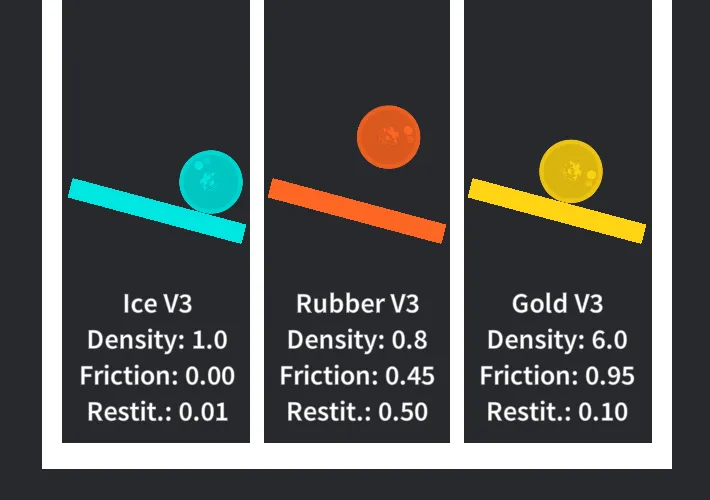 Box2D Material Properties Tuning preview image