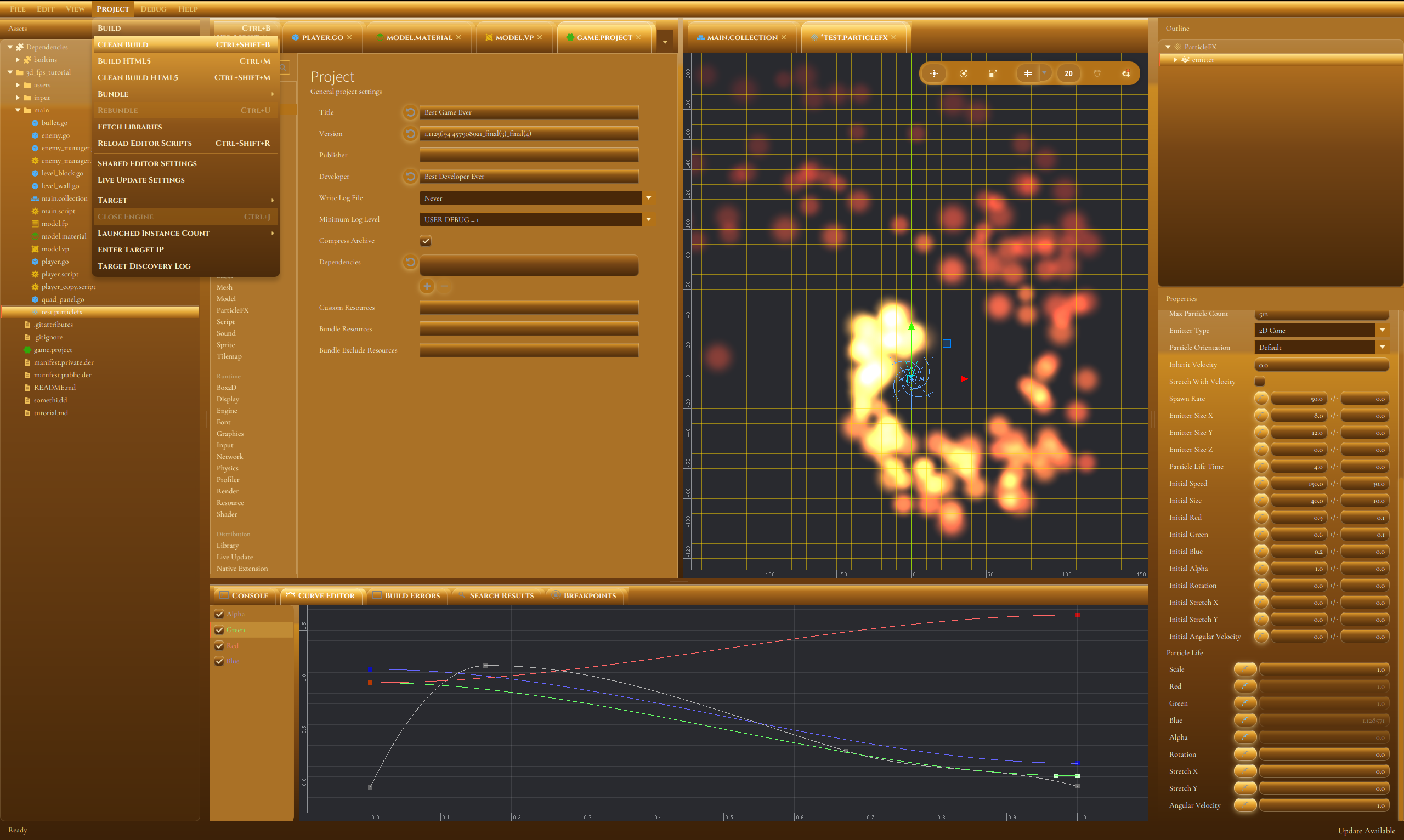 Defold Pro Clean Build concept art
