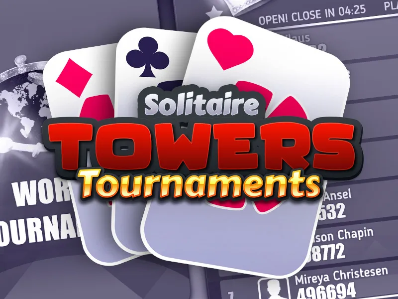Solitaire Towers Tournaments screenshot