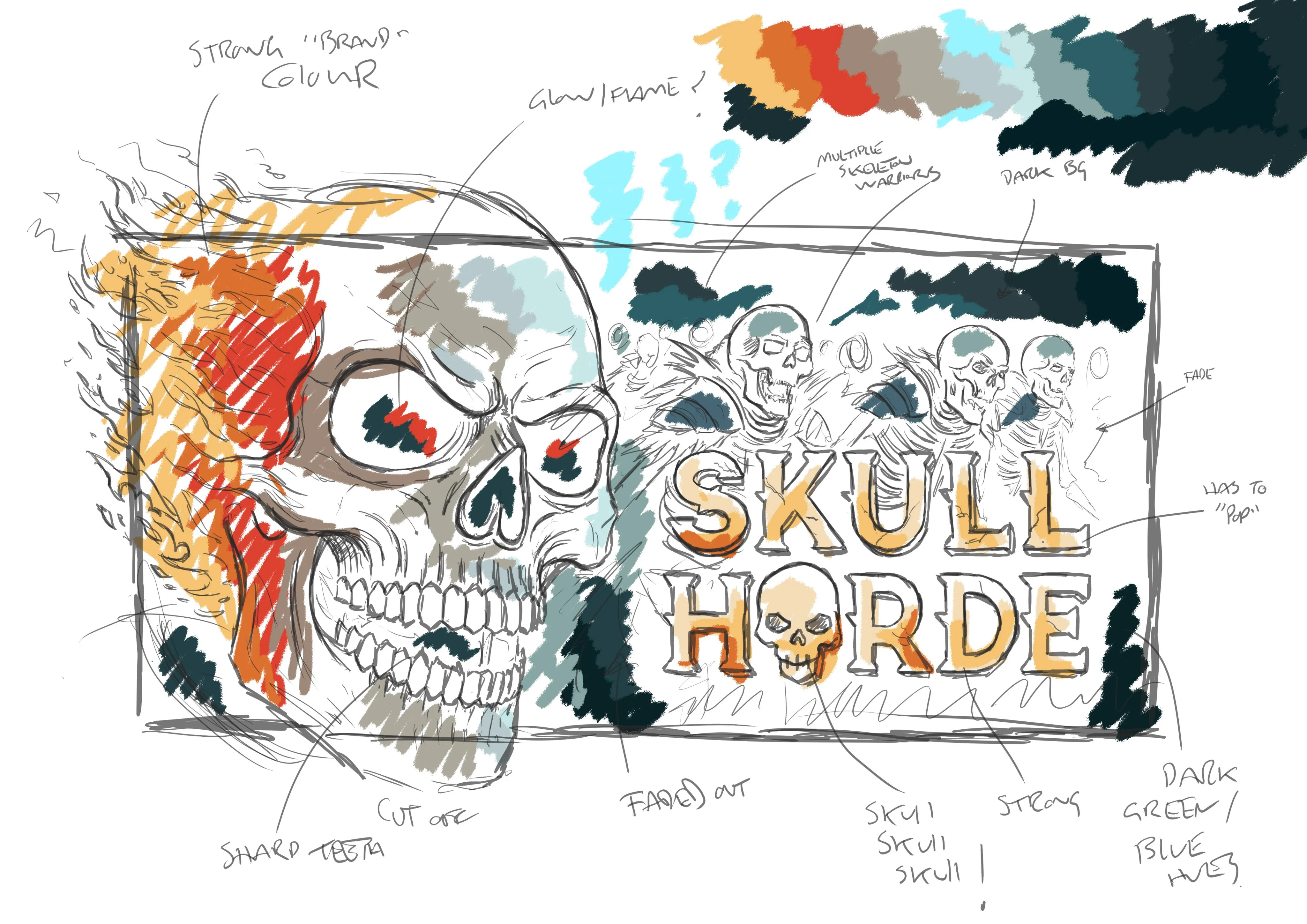 Skull Horde concept art