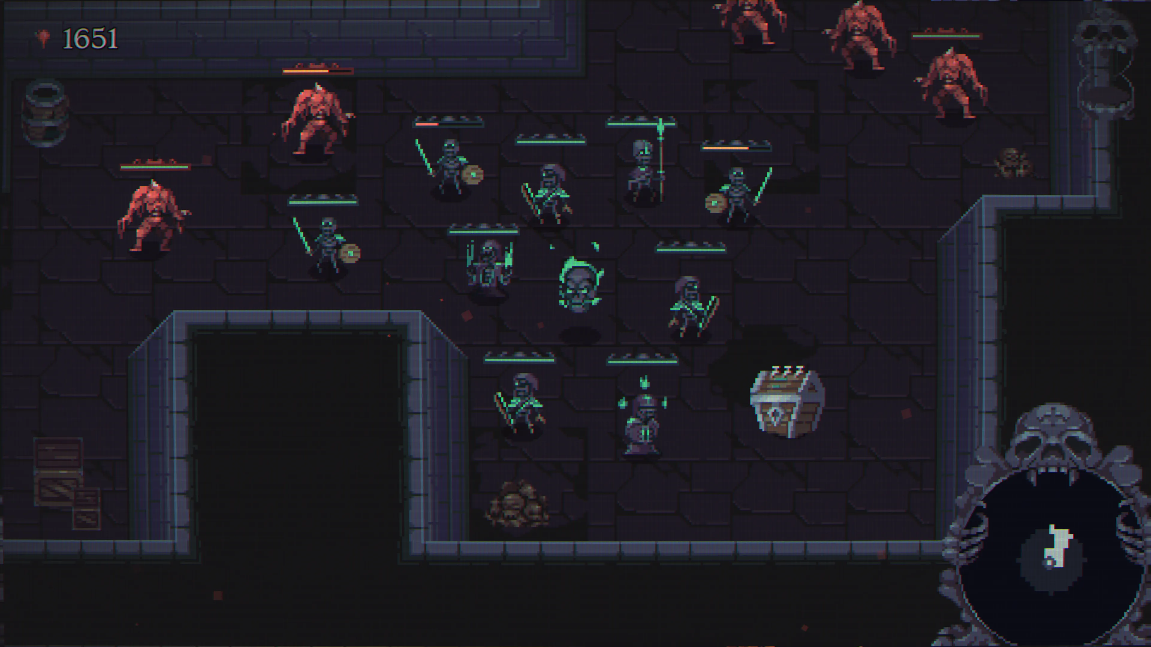 Skull Horde made with Defold