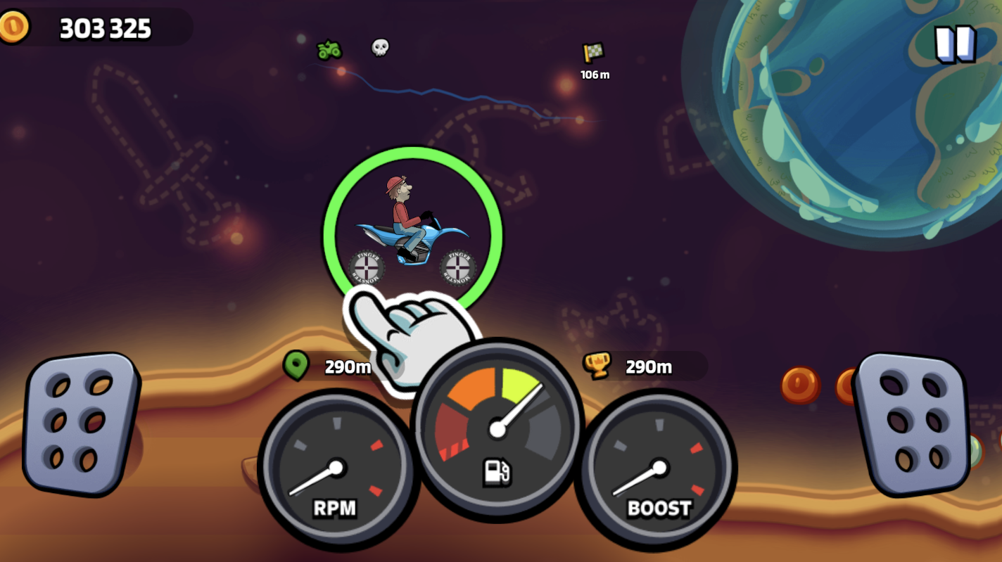 Hill Climb Racing Lite made with Defold