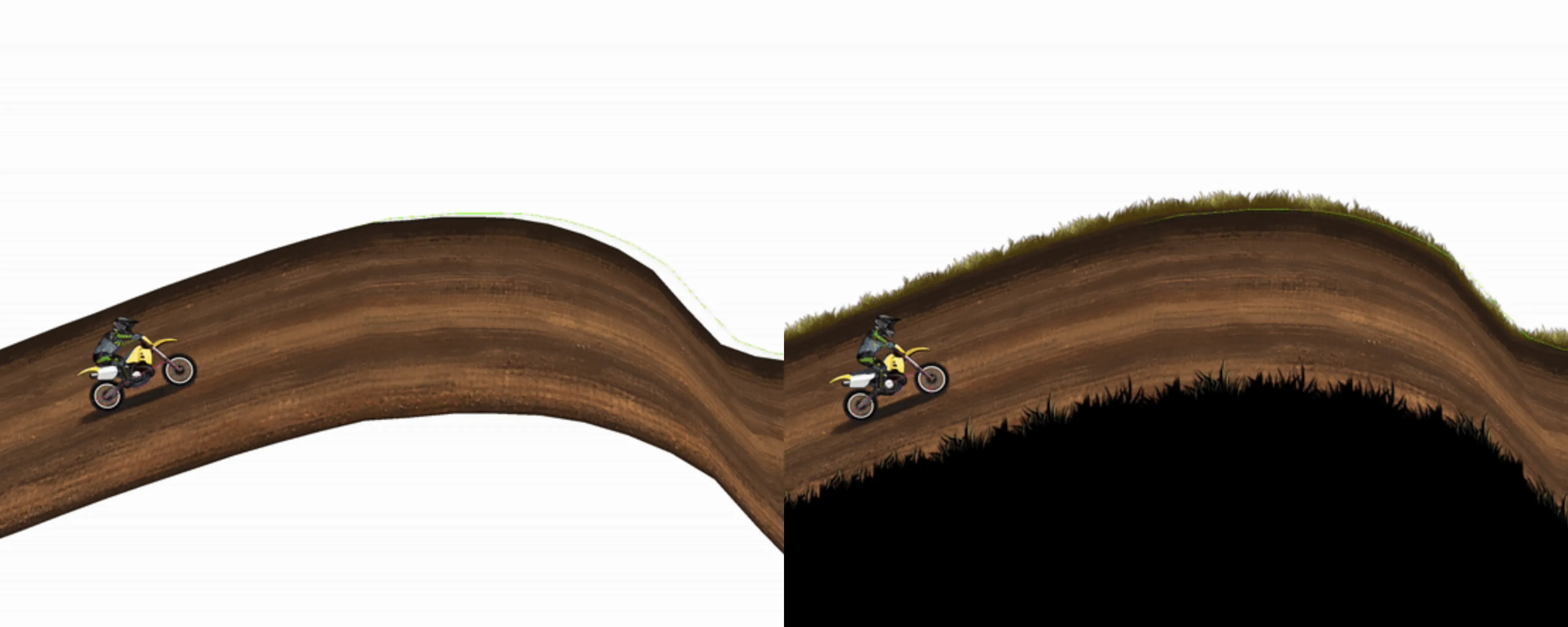 Mad Skills Motocross 2 development with Defold
