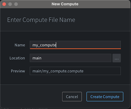 Compute file