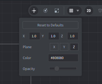 Grid Settings