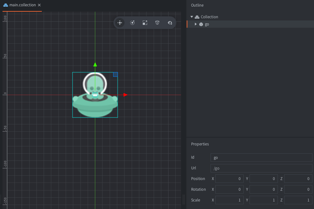 Defold project settings