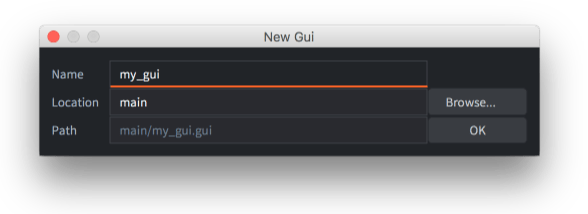 New gui file