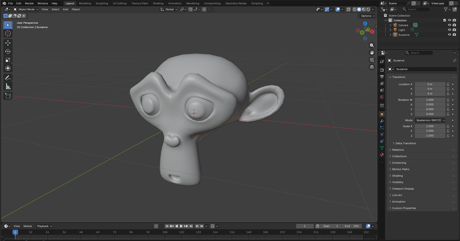 Модель в Blender