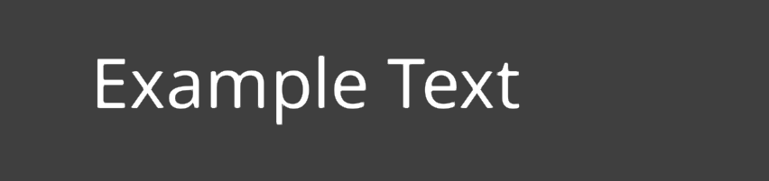 Example Text rendered at 120 percent of 32 pixels