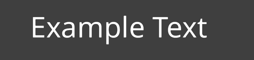 Example Text moving as one animated span
