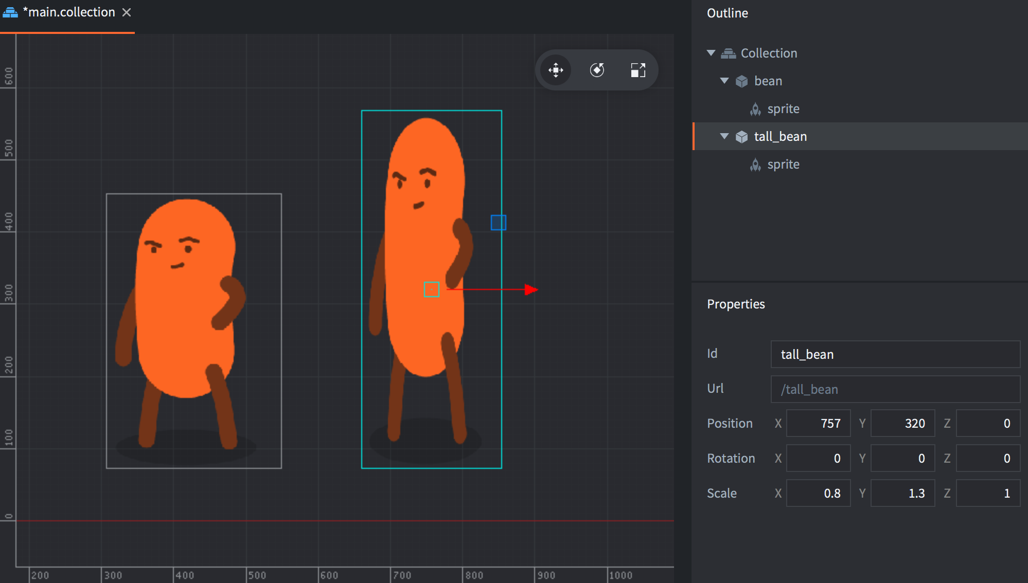 Hide/Show gameobject/collection checkbox in properties - Feature requests -  Defold game engine forum