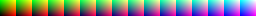 16 colors lut lookup table