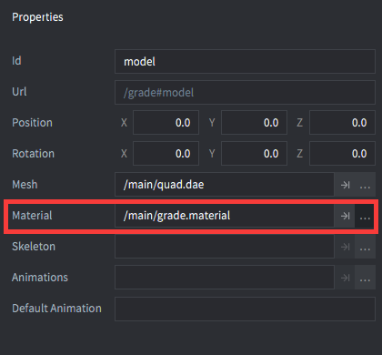 model properties